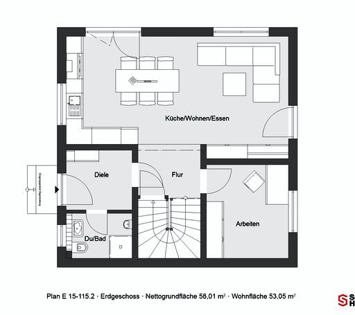 Schwörer - E 15-115.2 Floorplan 1