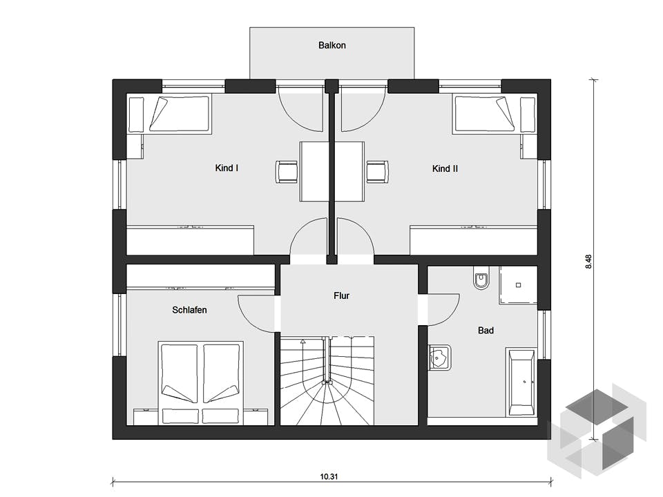 E 15-127.12 - Erker am Haus von SchwörerHaus Grundriss