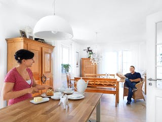 Fertighaus E 15-128.8 - Modernes Landhaus von SchwörerHaus Schlüsselfertig ab 332211€, Satteldach-Klassiker Innenansicht 3