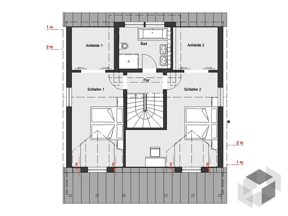 E 15-142.5 - Country-Haus von SchwörerHaus Grundriss
