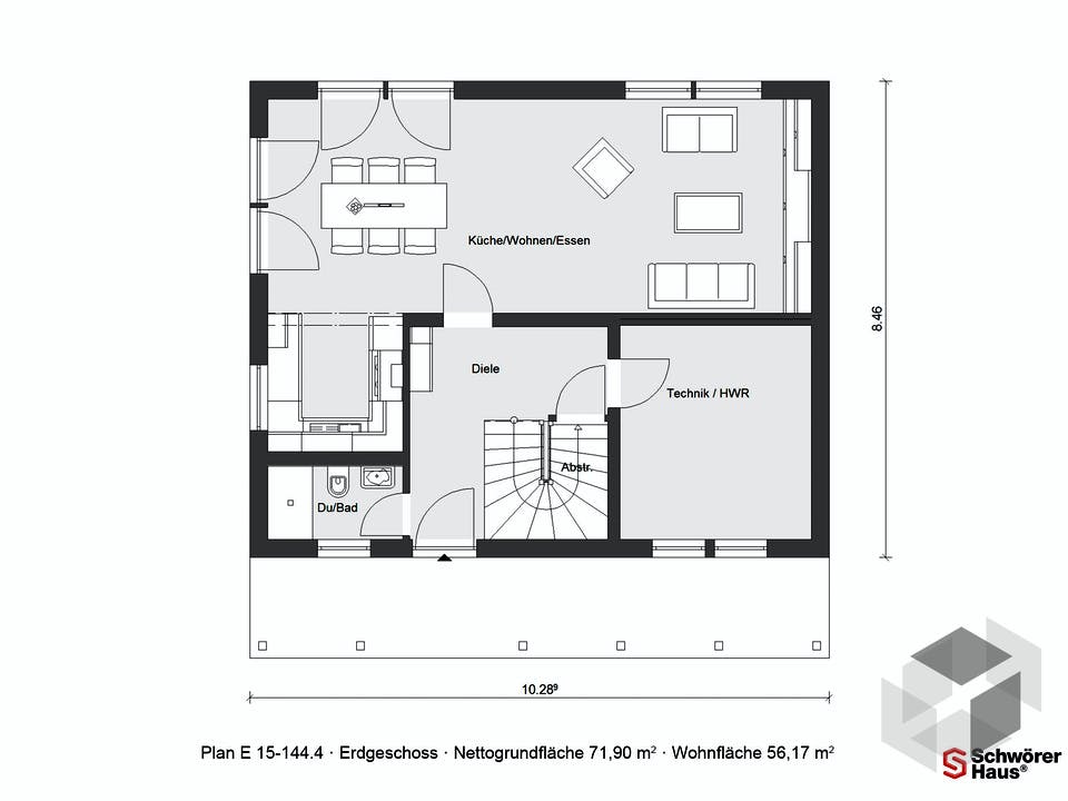 E 15-144.4 - Schwedenhaus von SchwörerHaus Grundriss