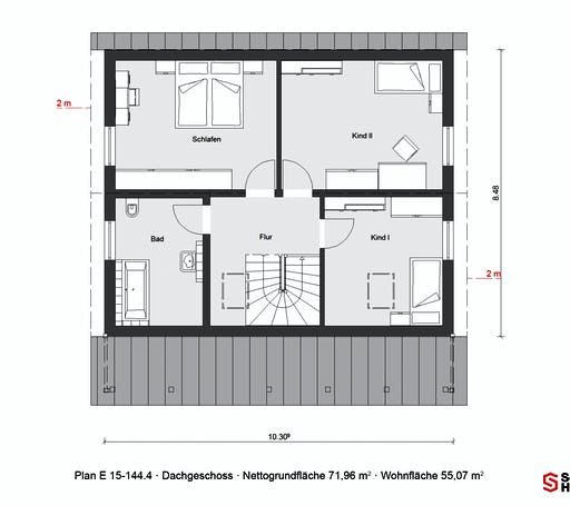 Schwörer - E15-144.4 Floorplan 2
