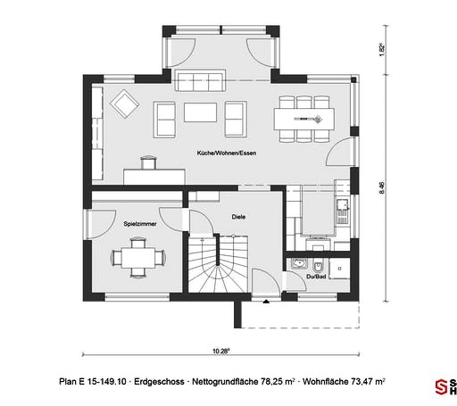 Schwörer - E15-149.10 Floorplan 1