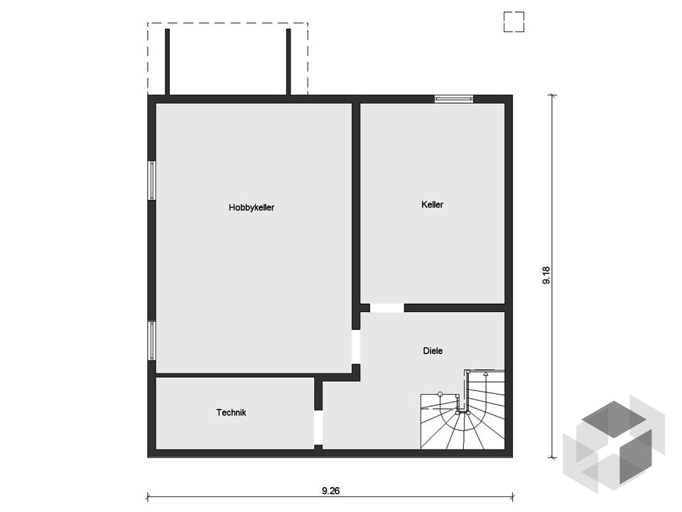 E 15-158.3 - Modernes Satteldachhaus von SchwörerHaus Grundriss