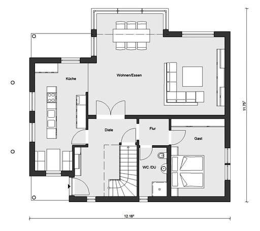 Schwörer - E15-205.1 Floorplan 1