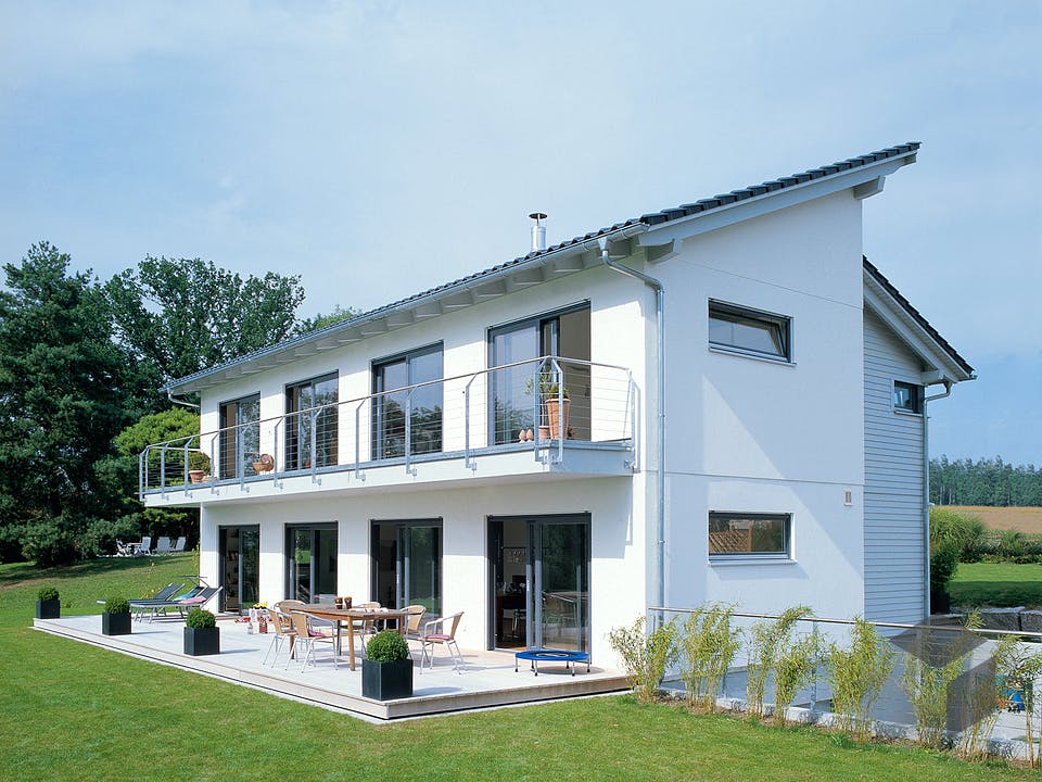 E 15-217.1 - Fertighaus mit 200 qm von SchwörerHaus Außenansicht
