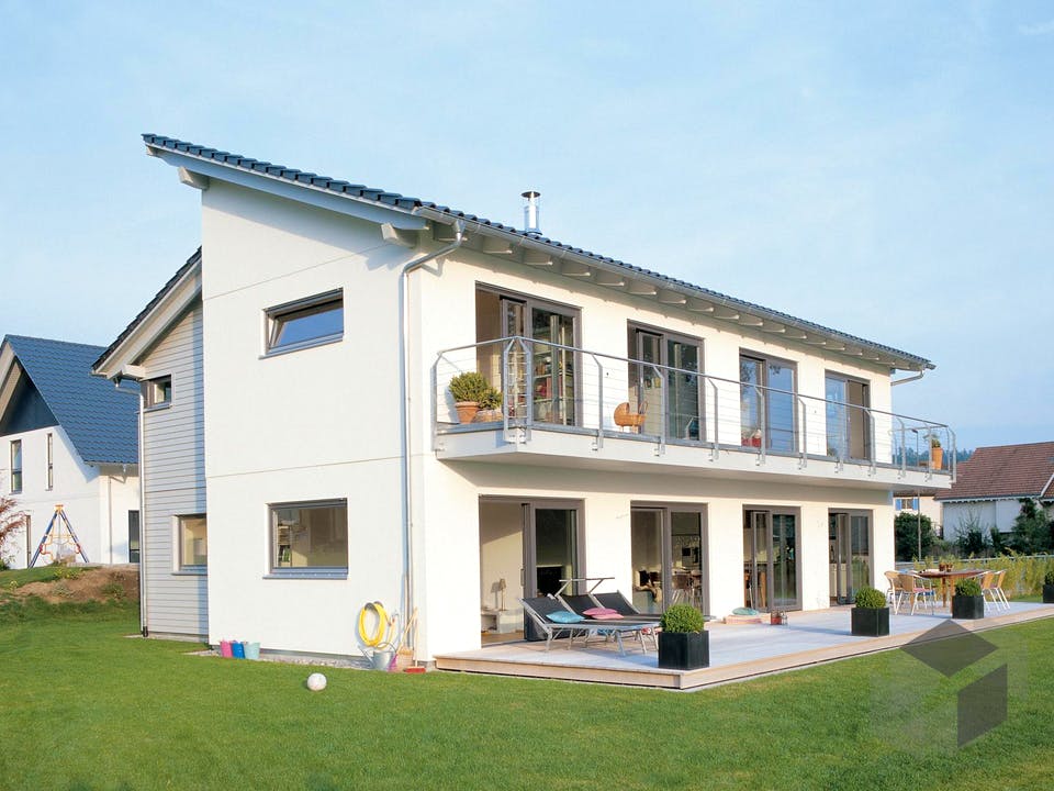 E 15-217.1 - Fertighaus mit 200 qm von SchwörerHaus Außenansicht