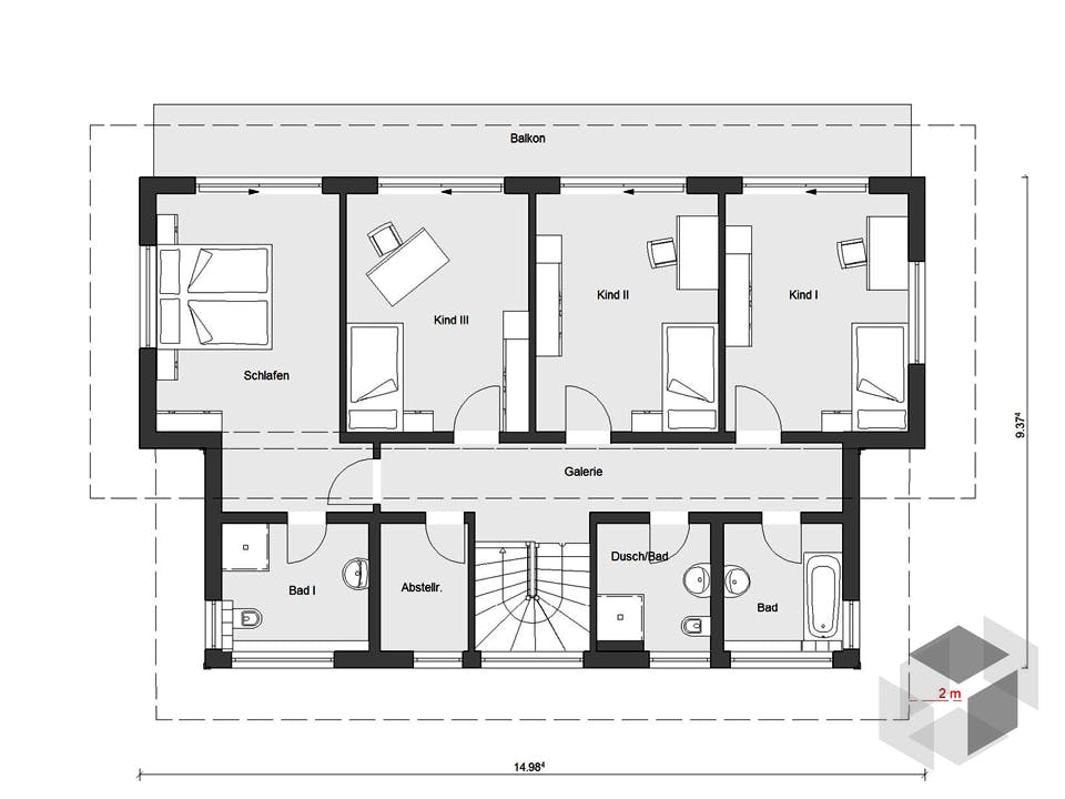 E 15-217.1 - Fertighaus mit 200 qm von SchwörerHaus Grundriss