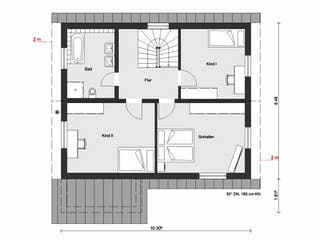 Fertighaus E 15-150.6 - Aktionshaus mit Sonneninsel von SchwörerHaus Schlüsselfertig ab 365653€, Grundriss 2