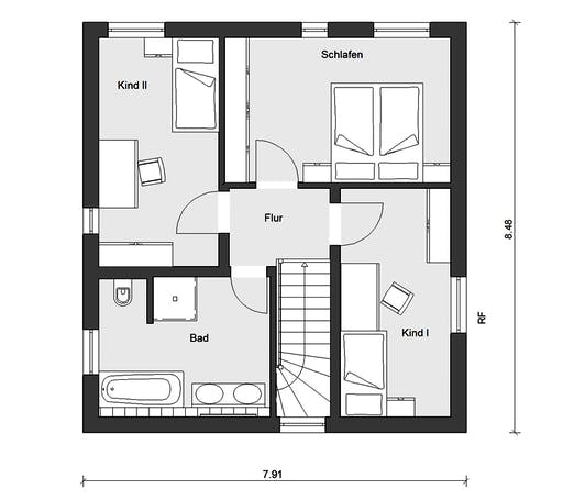Schwörer - E20-108.4 Foorplan 2