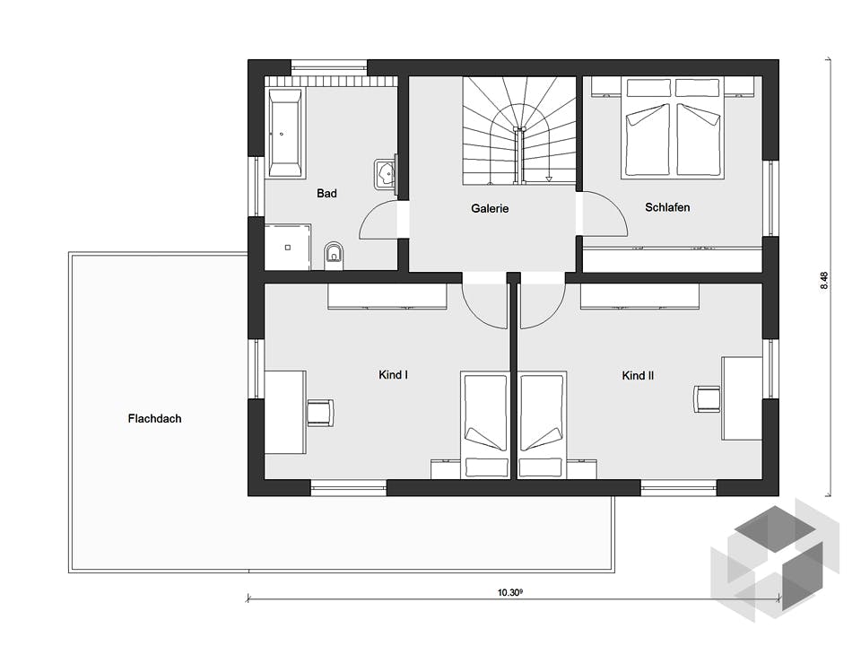 E 20-144.6 - Moderner Bauhausstil von SchwörerHaus Grundriss