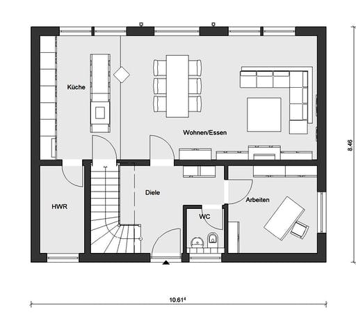 Schwörer - E20-148.4 Floorplan 1