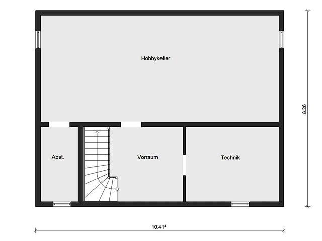 Fertighaus E 20-148.4 - Stadtvilla mit großem Balkon von SchwörerHaus Schlüsselfertig ab 387800€, Stadtvilla Grundriss 3