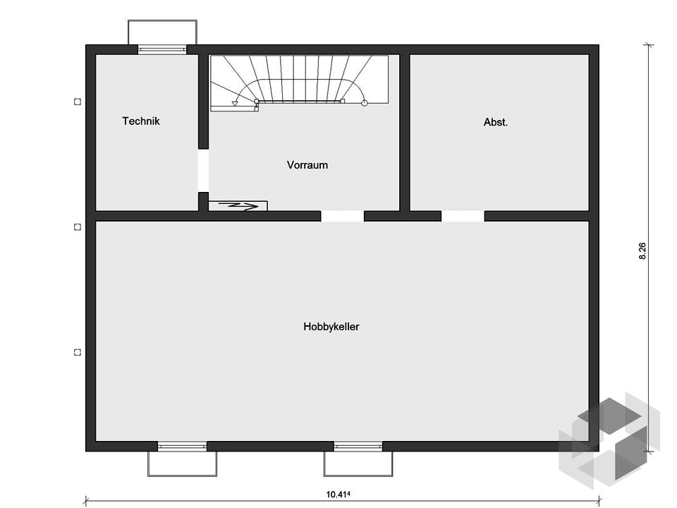 E 20-148.6 - Haus in rot von SchwörerHaus Grundriss