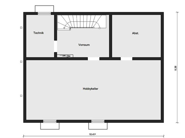 Fertighaus E 20-148.6 - Haus in rot von SchwörerHaus Schlüsselfertig ab 390600€, Satteldach-Klassiker Grundriss 3
