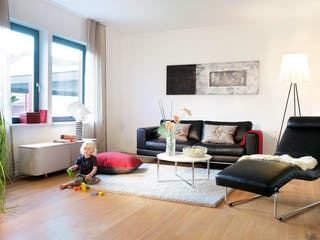 Fertighaus E 20-148.6 - Haus in rot von SchwörerHaus Schlüsselfertig ab 399224€, Satteldach-Klassiker Innenansicht 1