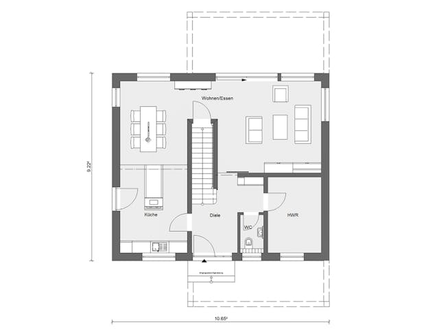 Fertighaus E 20-156.5 - Schwörer-Haus Cube von SchwörerHaus Schlüsselfertig ab 493797€, Cubushaus Grundriss 1
