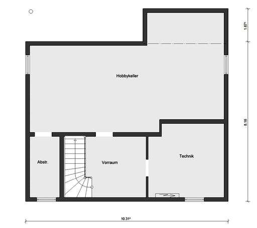 Fertighaus E 20-159.5 - Haus Kubus von SchwörerHaus Schlüsselfertig ab 437861€, Cubushaus Grundriss 3