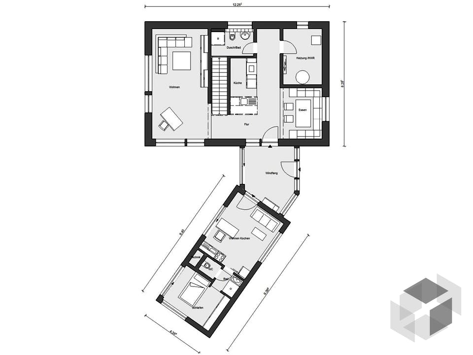 E 20-161.2 - Musterhaus Köln-Frechen von SchwörerHaus Grundriss