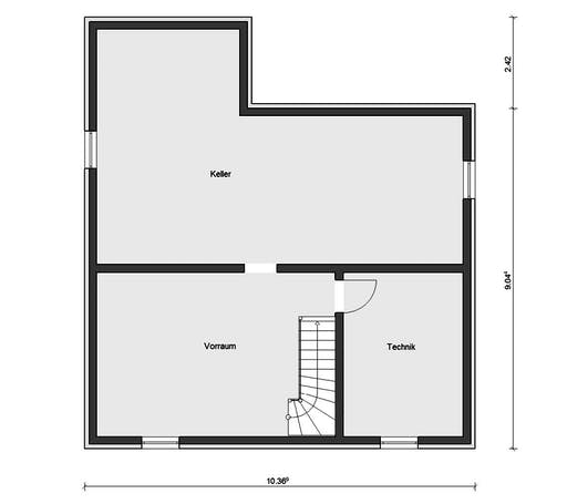 Fertighaus E 20-164.3 - Haus mit Erker-Balkon von SchwörerHaus Schlüsselfertig ab 452645€, Satteldach-Klassiker Grundriss 3