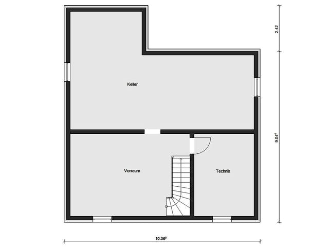 Fertighaus E 20-164.3 - Haus mit Erker-Balkon von SchwörerHaus Schlüsselfertig ab 465300€, Satteldach-Klassiker Grundriss 3
