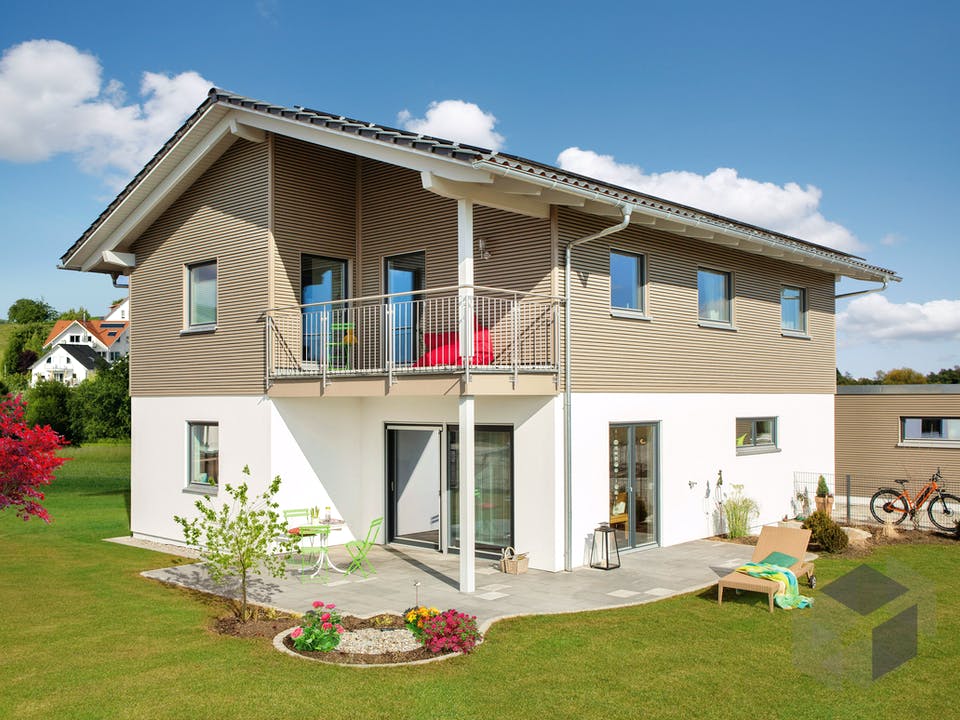 E 20-172.2 - Energieplus-Fertighaus von SchwörerHaus Außenansicht