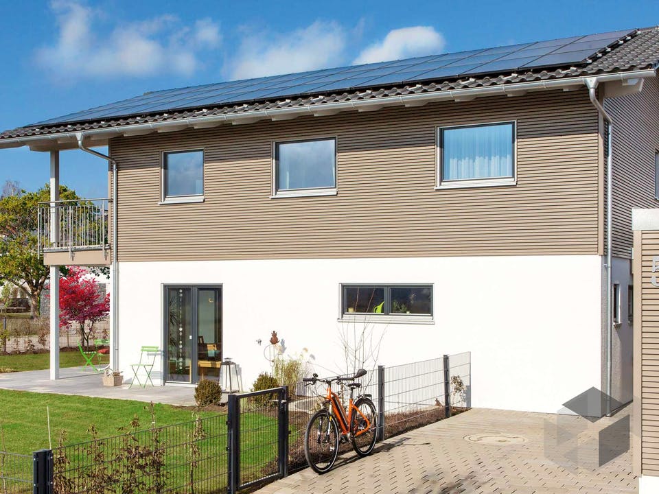 E 20-172.2 - Energieplus-Fertighaus von SchwörerHaus Außenansicht