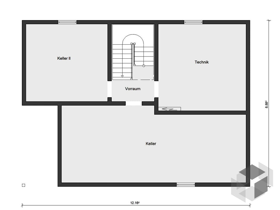 E 20-172.2 - Energieplus-Fertighaus von SchwörerHaus Grundriss
