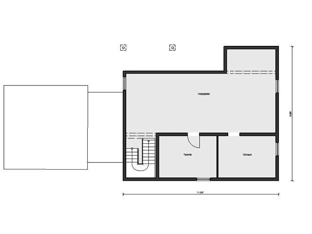Fertighaus E 20-198.1 - Einfamilienhaus mit Z-Dach von SchwörerHaus - Österreich Schlüsselfertig ab 683980€, Grundriss 3