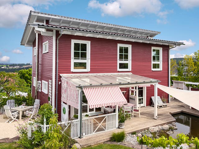 E 20-168.1 - Fertighaus im skandinavischen Landhausstil & Hampton-Flair