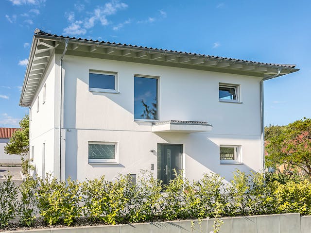 Fertighaus E 20-189.4 - Individuelle Stadtvilla nach eigenem Wunsch von SchwörerHaus, Außenansicht 2