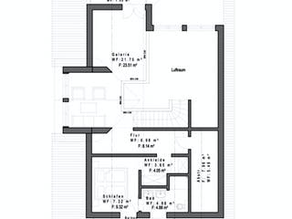 Fertighaus SD 134 von Sachsenheimer Fertighaus Schlüsselfertig ab 332320€, Satteldach-Klassiker Grundriss 1