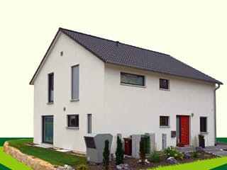 Fertighaus SD 151 von Sachsenheimer Fertighaus Schlüsselfertig ab 220480€, Satteldach-Klassiker Außenansicht 1