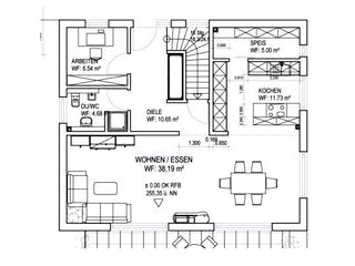 Fertighaus SD 151 von Sachsenheimer Fertighaus Schlüsselfertig ab 220480€, Satteldach-Klassiker Grundriss 2