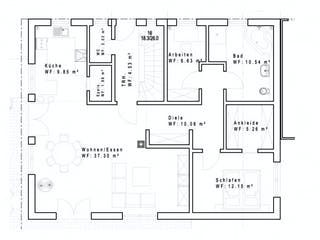 Fertighaus SD191-2F von Sachsenheimer Fertighaus Schlüsselfertig ab 291690€, Satteldach-Klassiker Grundriss 2