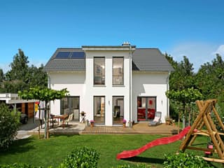 Fertighaus Seebronn von Keitel-Haus, Satteldach-Klassiker Außenansicht 1