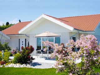 Fertighaus Seeland - Winkelbungalow von Danhaus Deutschland, Bungalow Außenansicht 2