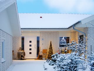 Fertighaus Seeland - Winkelbungalow von Danhaus Deutschland, Bungalow Außenansicht 3