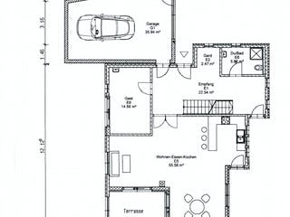 Fertighaus Seeshaupt von ISARTALER HOLZHAUS Schlüsselfertig ab 314900€, Satteldach-Klassiker Grundriss 1