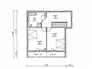 Fertighaus Seeshaupt von ISARTALER HOLZHAUS Schlüsselfertig ab 314900€, Satteldach-Klassiker Grundriss 2