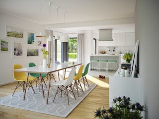 Fertighaus Selection-E-169 Entwurf 4 von SCHWABENHAUS Schlüsselfertig ab 352076€, Satteldach-Klassiker Innenansicht 1
