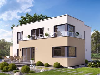 Fertighaus Selection-E-175 Entwurf 6 von SCHWABENHAUS Schlüsselfertig ab 359896€, Cubushaus Außenansicht 1