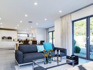 Fertighaus Selection-E-175 Entwurf 6 von SCHWABENHAUS Schlüsselfertig ab 359896€, Cubushaus Innenansicht 1