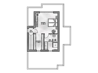 Massivhaus Sententia von AUREA Massivhaus, Cubushaus Grundriss 3