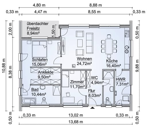 SH 117 B Var. B Floorplan 1