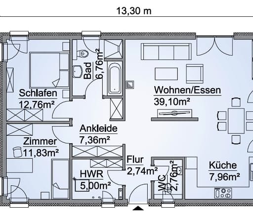 SH 95 B Var. C Floorplan 1