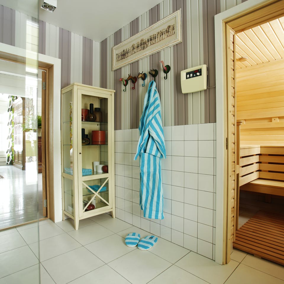 Sauna im Haus