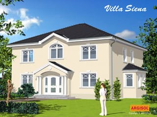 Massivhaus Villa Siena von ARGISOL-Bausysteme Bausatzhaus ab 82500€, Stadtvilla Außenansicht 1