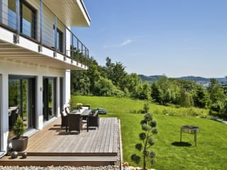 Fertighaus Sigmaringen von Regnauer Hausbau Schlüsselfertig ab 540930€, Cubushaus Außenansicht 7