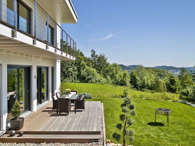 Fertighaus Sigmaringen von Regnauer Hausbau Schlüsselfertig ab 540930€, Cubushaus Außenansicht 7
